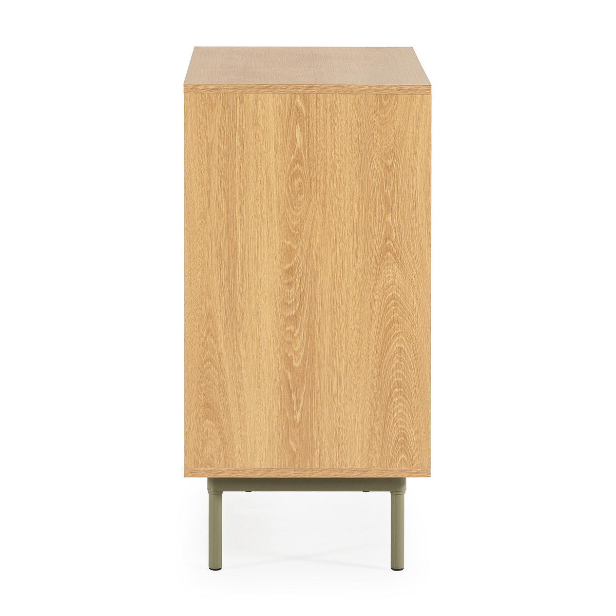 KOMMODE 80/80/40 Cuzco Eichenfarbe/grün - Grün, Holzwerkstoff (80/80/40cm) - VS Venta-stock