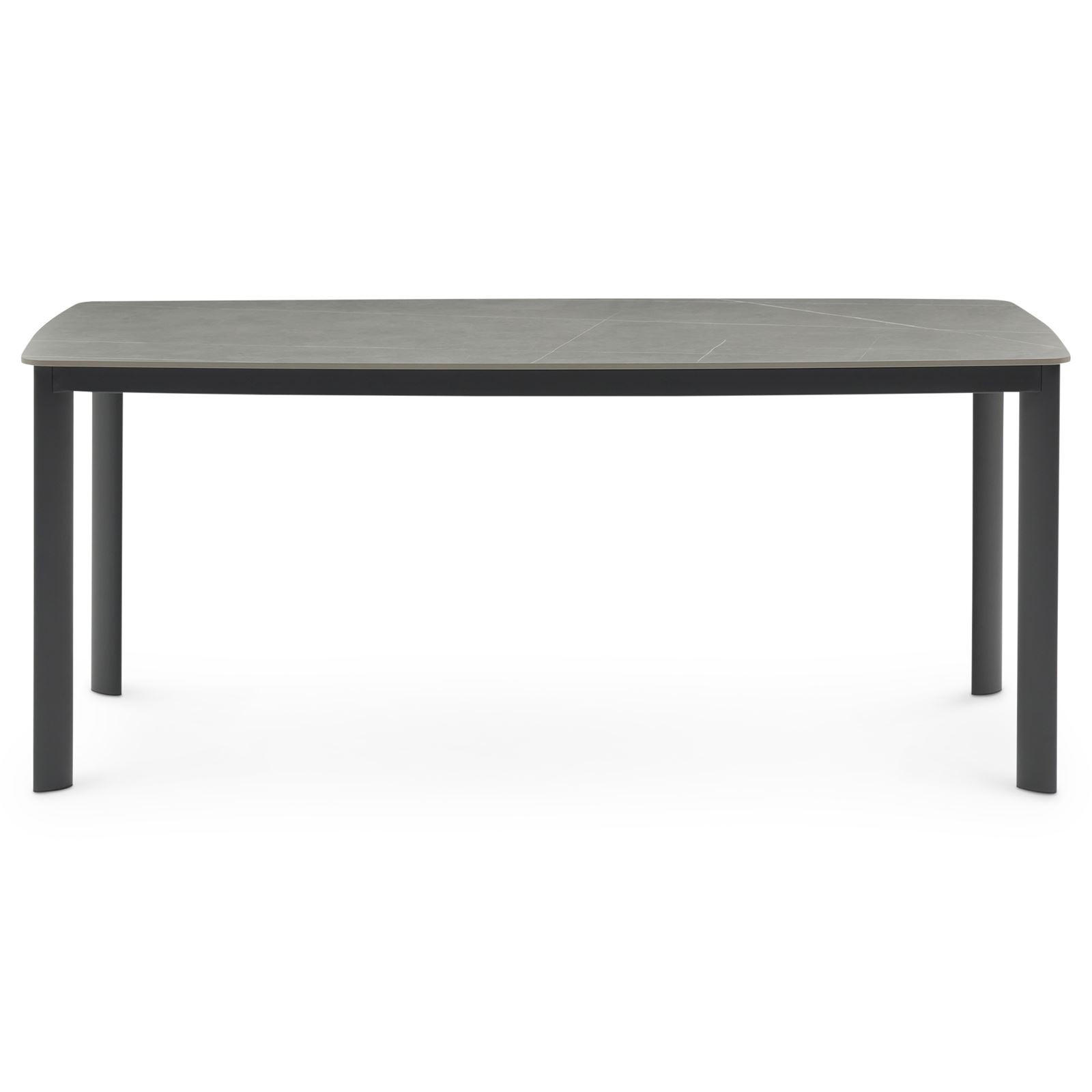 GARTENTISCH TAVOLO - Anthrazit, Metall (90/180/75cm) - IDIMEX