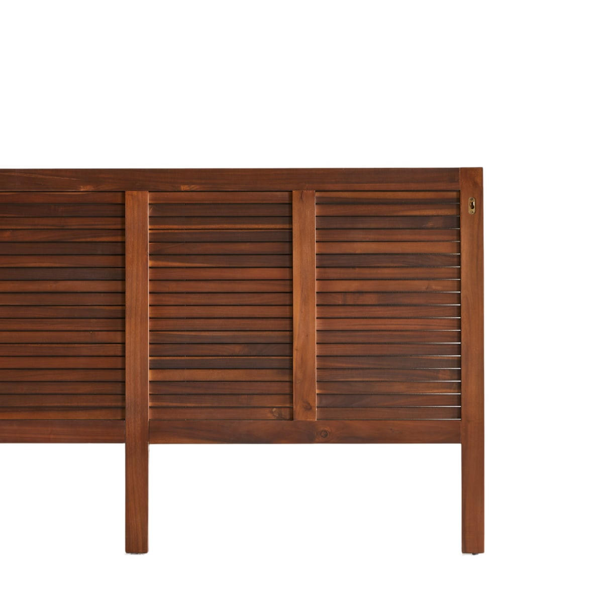 KOPFTEIL Loggia Braun aus Akazie - Braun, Holz (180/100/3cm) - Tikamoon