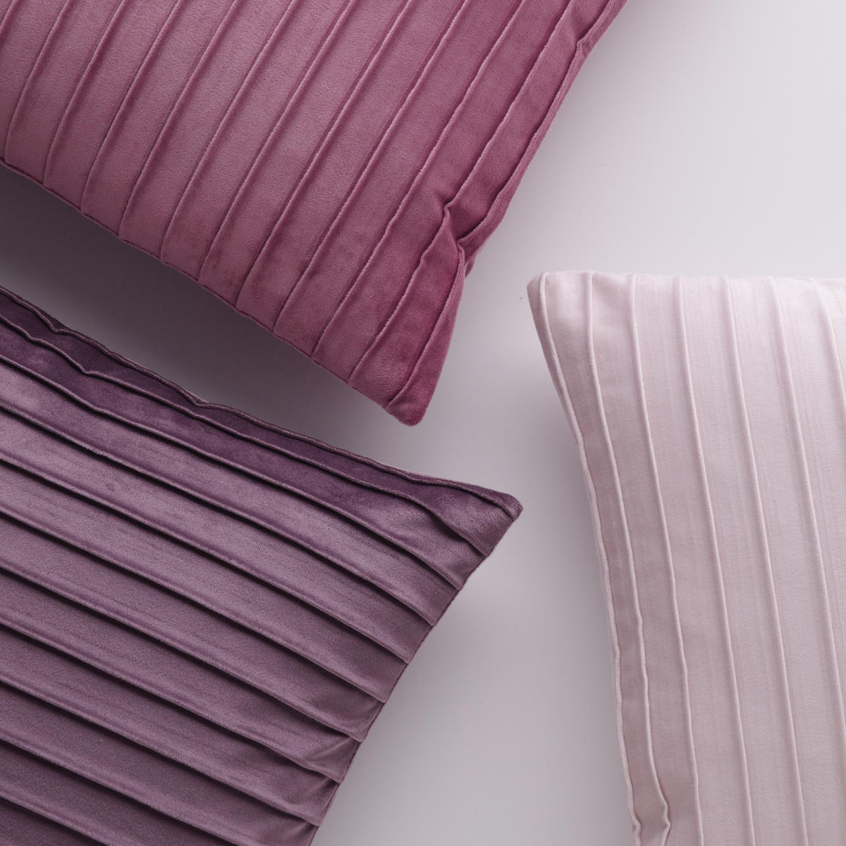 KISSENBEZUG Manku - Aubergine, Textil (45/45cm) - home&you