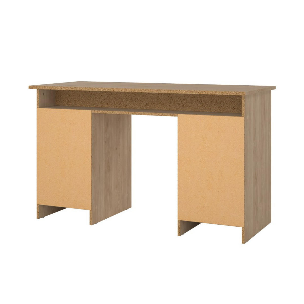 SCHREIBTISCH, FunctionPlus, Nussbaum, Holzwerkstoff, 126 x 55 x 76 cm - Nussbaumfarben, Holzwerkstoff (55/126/76cm) - ebuy24