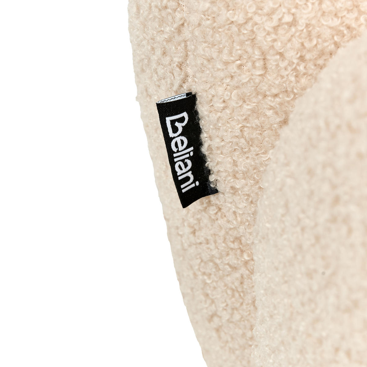 KINDERSESSEL Bouclé Beige Hem - Beige, Textil (64/55/55cm) - Beliani