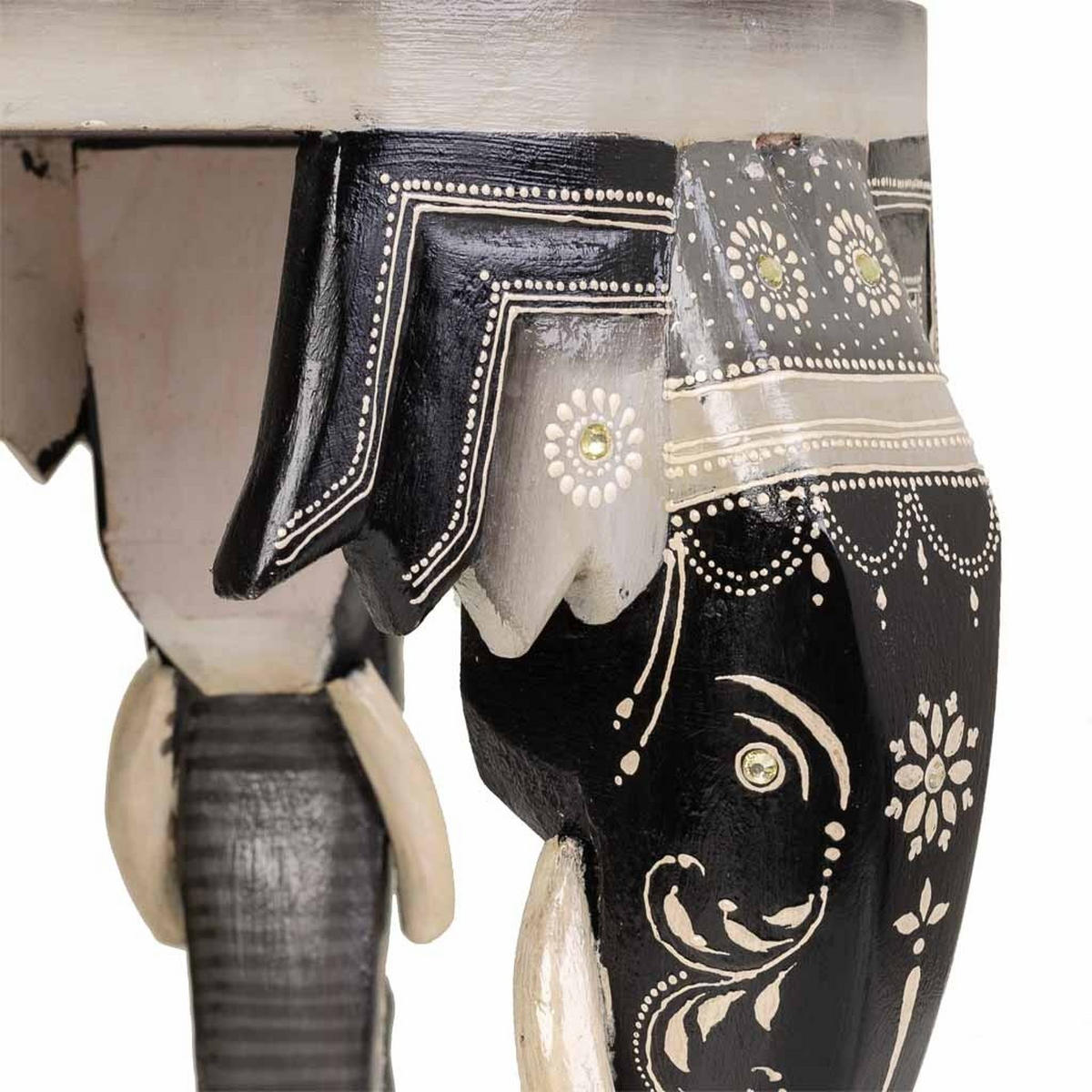 TISCH aus Holz, grau, 42x35x39cm - Multicolor, Holz (35/42/39cm) - Wanderlust