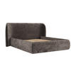 POLSTERBETT Bellano mit Stauraum 160/200 cm Braun im Lotta Stoff - Schwarz/Naturfarben, Holz/Holzwerkstoff (160/200cm) - AltaBeds