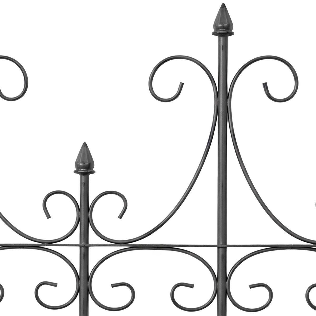 RANKGITTER Metall Anthrazit - Anthrazit, Metall (100/150/2cm) - CLP