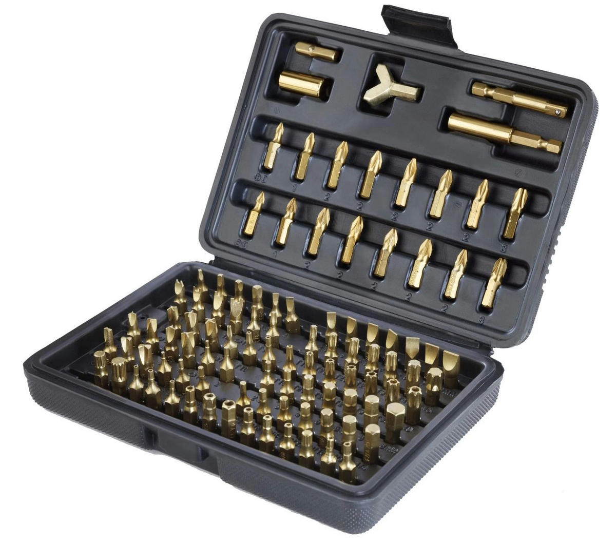 SPEZIAL Bit-Satz Titan beschichtet - Titanfarben, Metall (1/1/1cm) - Westfalia