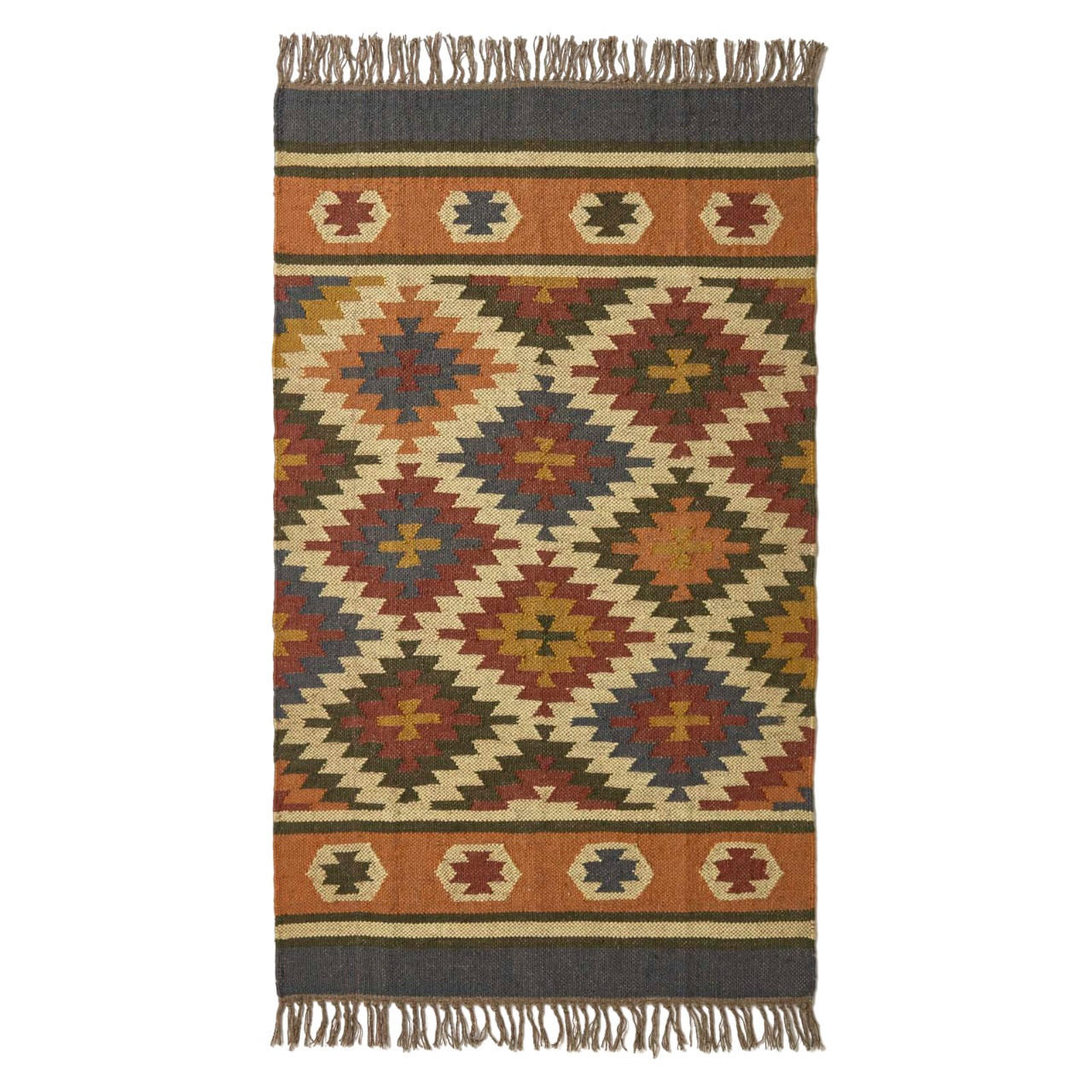 KELIM-TEPPICH Lucea handgewebt 240/300 cm - Multicolor, Textil (240/300cm) - Homescapes
