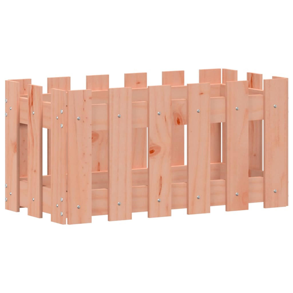 PFLANZKÜBEL Lattenzaun-Design 60x30x30 cm Massivholz Douglasie - Rotbraun, Holz (60/30/30cm)