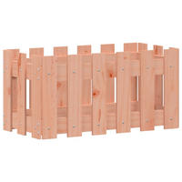 PFLANZKÜBEL Lattenzaun-Design 60x30x30 cm Massivholz Douglasie - Rotbraun, Holz (60/30/30cm)