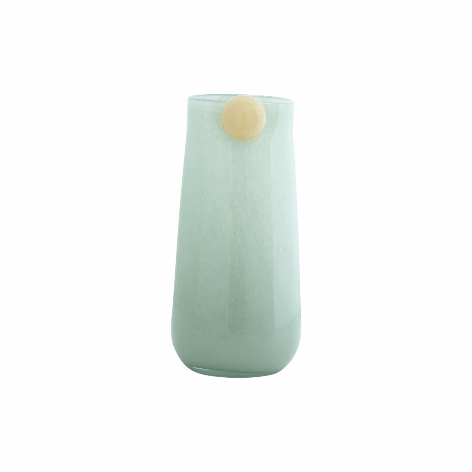 VASE Bolita Large Grün 16/16/32 cm - Grün, Glas (16/32cm) - Present Time