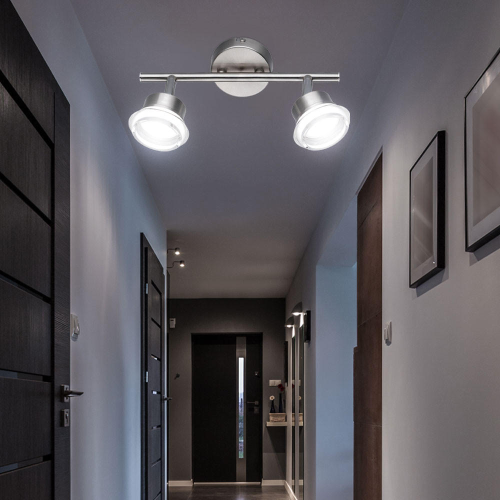 LED DECKENLEUCHTE Morgan Silber Chrom - Silberfarben, Metall (26.5/8/15cm) - Wofi