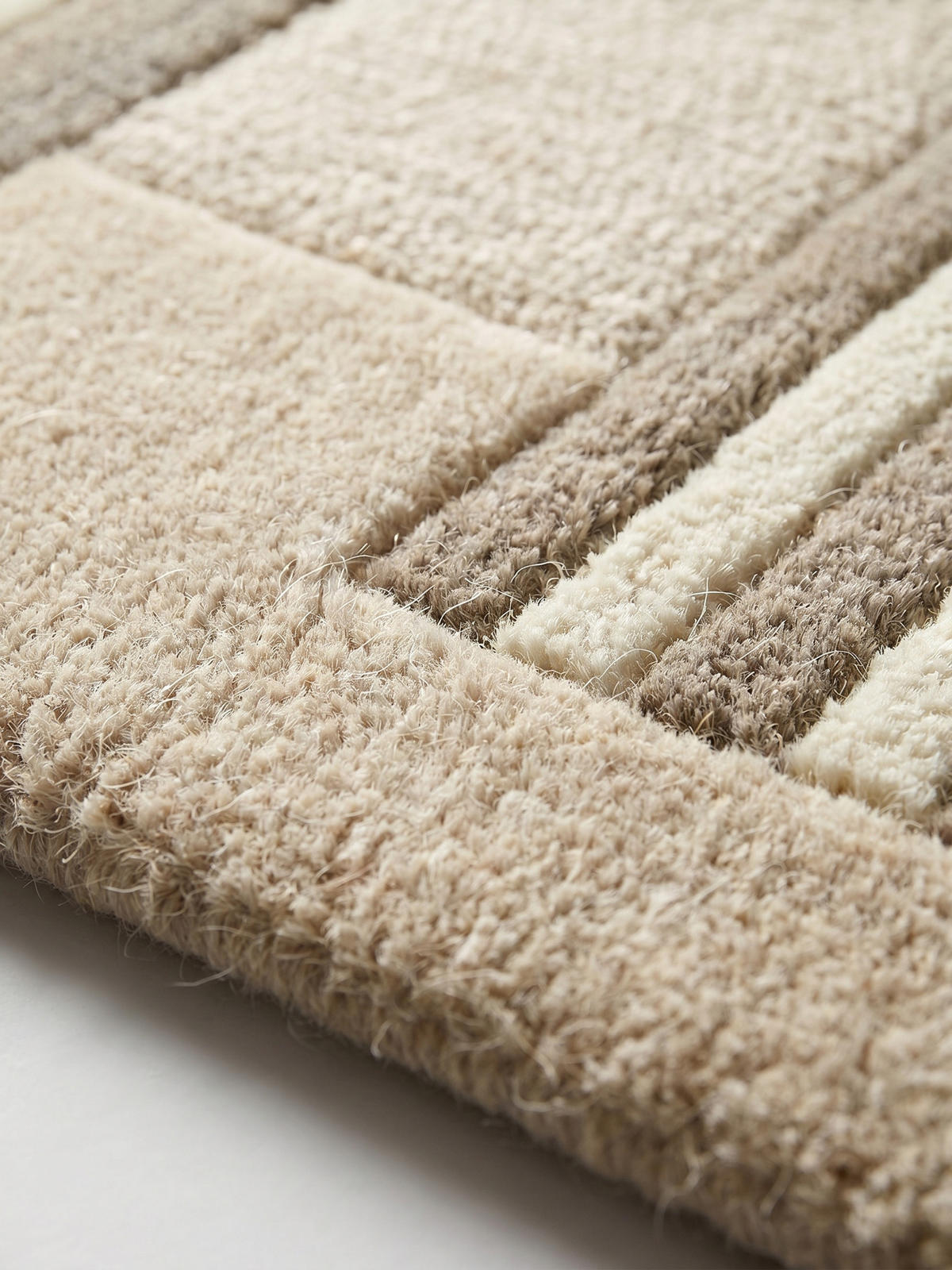 WOLLTEPPICH EDALE, geometrisch, Natur, 200 x 300 cm - Beige, Textil (200/300cm) - KADIMA DESIGN