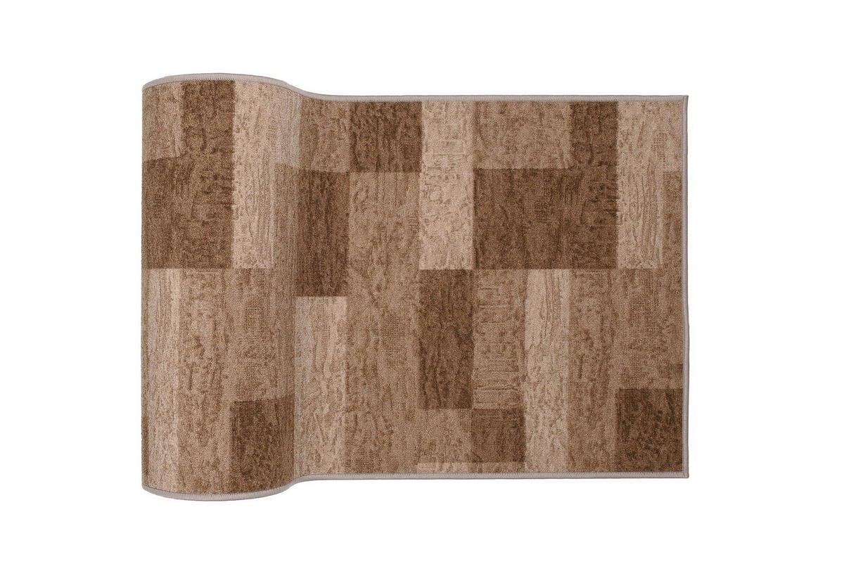 TEPPICHLÄUFER Anti-Rutsch Naturfarben rutschfest Gummiunterlage 100/400 cm - Naturfarben, Textil (100/400cm) - Tapiso