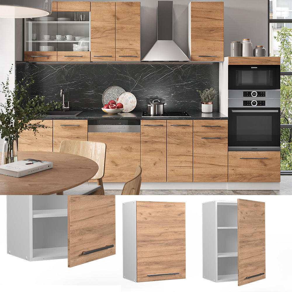 HÄNGESCHRANK Fame-Line Goldkraft Eiche 50 cm - Honigeiche/Eiche Wotan, Holzwerkstoff (50/72/34.1cm) - Vicco