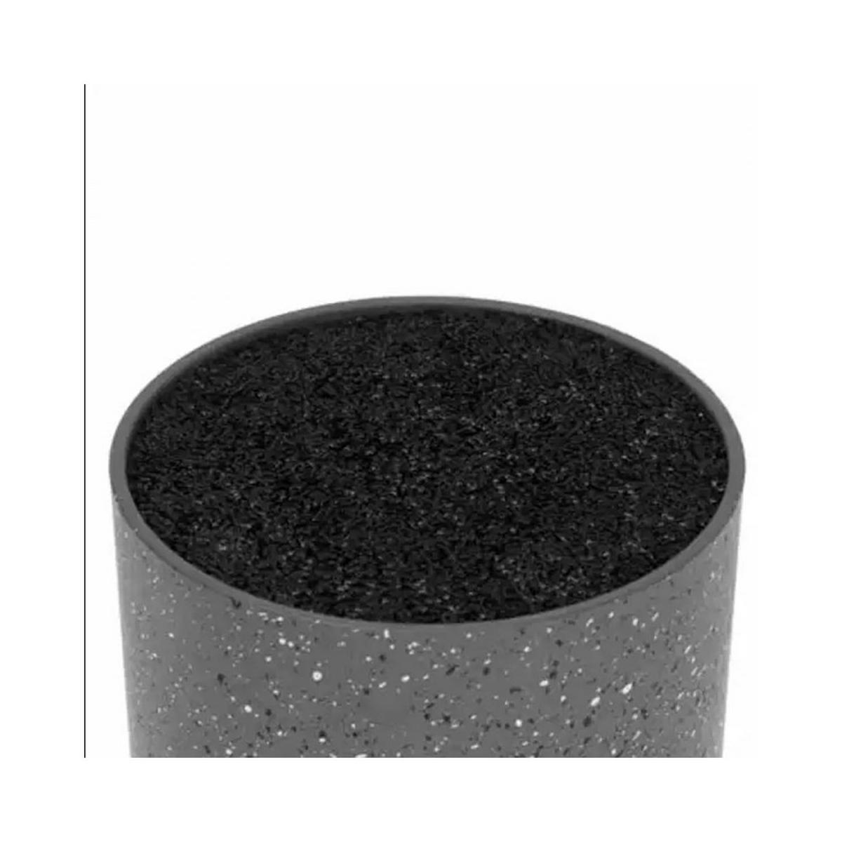 MESSERBLOCK Schwarz 22/11/22 cm KH1249 - Schwarz, Kunststoff (11/22/22cm) - Kinghoff 
