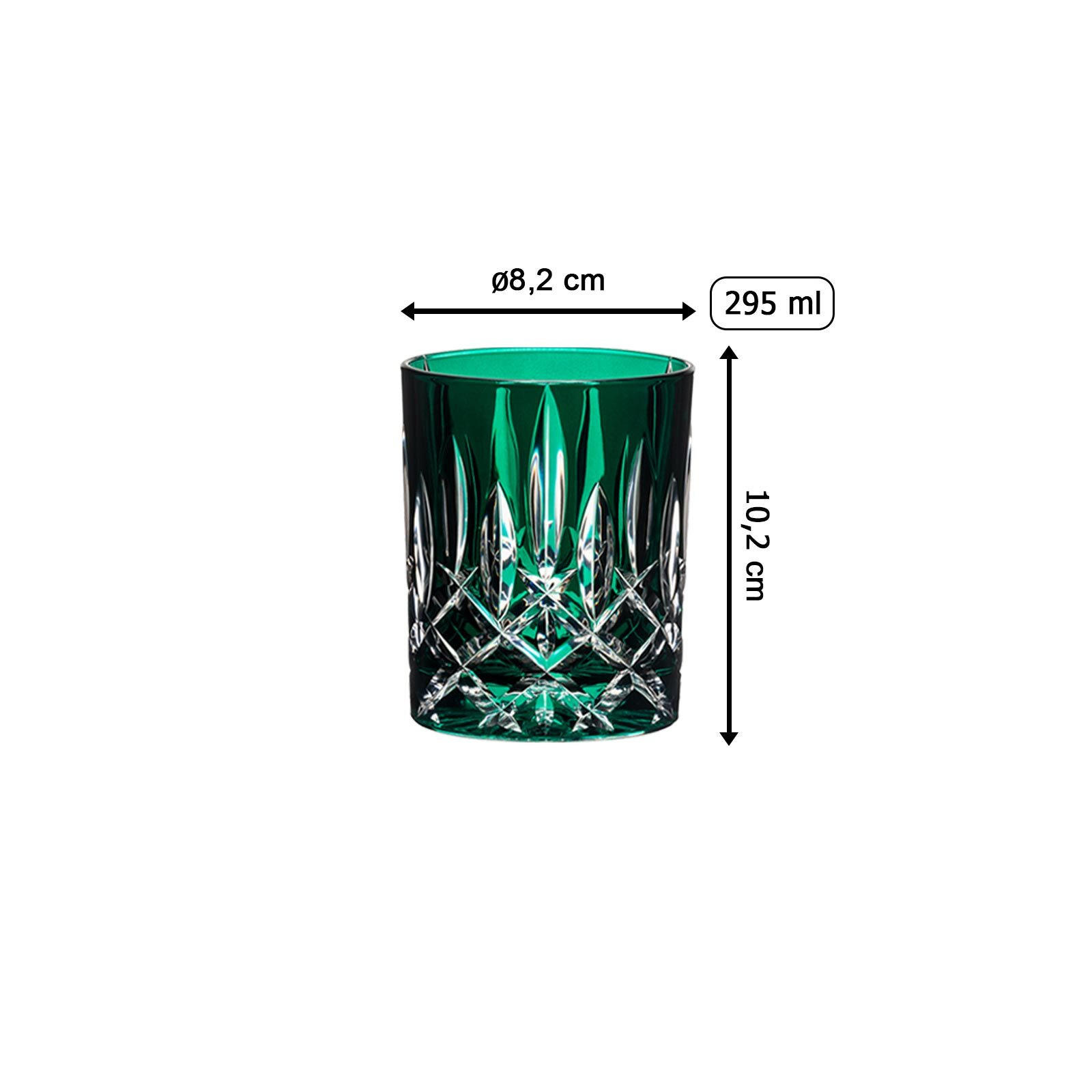 WHISKYGLAS Laudon Dunkelgrün 295 ml - Dunkelgrün, Glas (0.295L) - Riedel