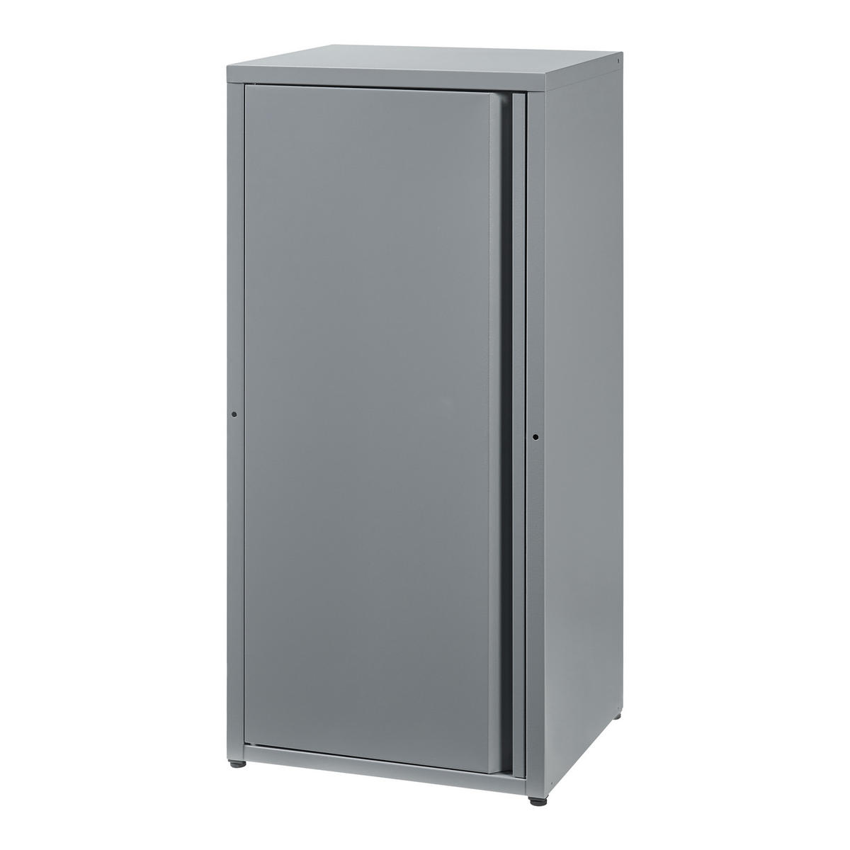 AKTENSCHRANK Burlöv - Grau, Metall (40/88/35cm) - [en.casa]