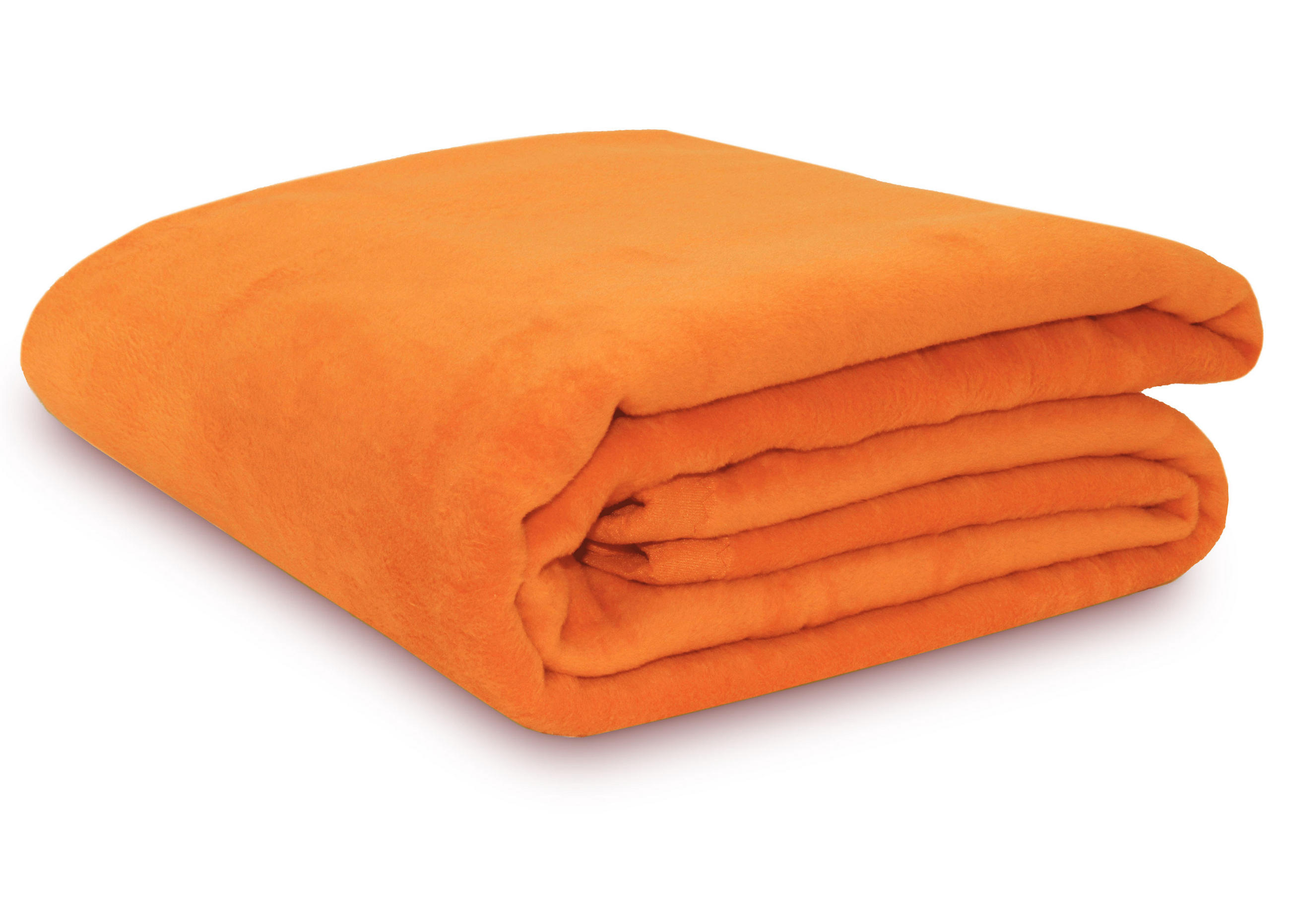 KUSCHELDECKE, 220x240 cm, 60% Baumwolle, 40% Polyacryl, Orange - Orange, Naturmaterialien (220/240cm) - Zollner