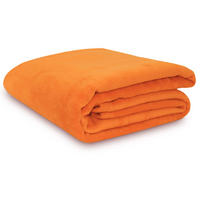KUSCHELDECKE, 150x200 cm, 60% Baumwolle, 40% Polyacryl, Orange - Orange, Naturmaterialien (150/200cm) - Zollner
