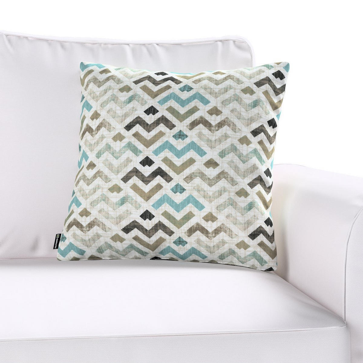 KISSENHÜLLE Modern blau, 50x50cm - Blau, Textil (50/50cm) - Dekoria