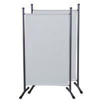 PARAVENT 2 Stück 1-tlg. 180x78 cm Weiß - Weiß, Metall (78/180cm) - QUICK STAR