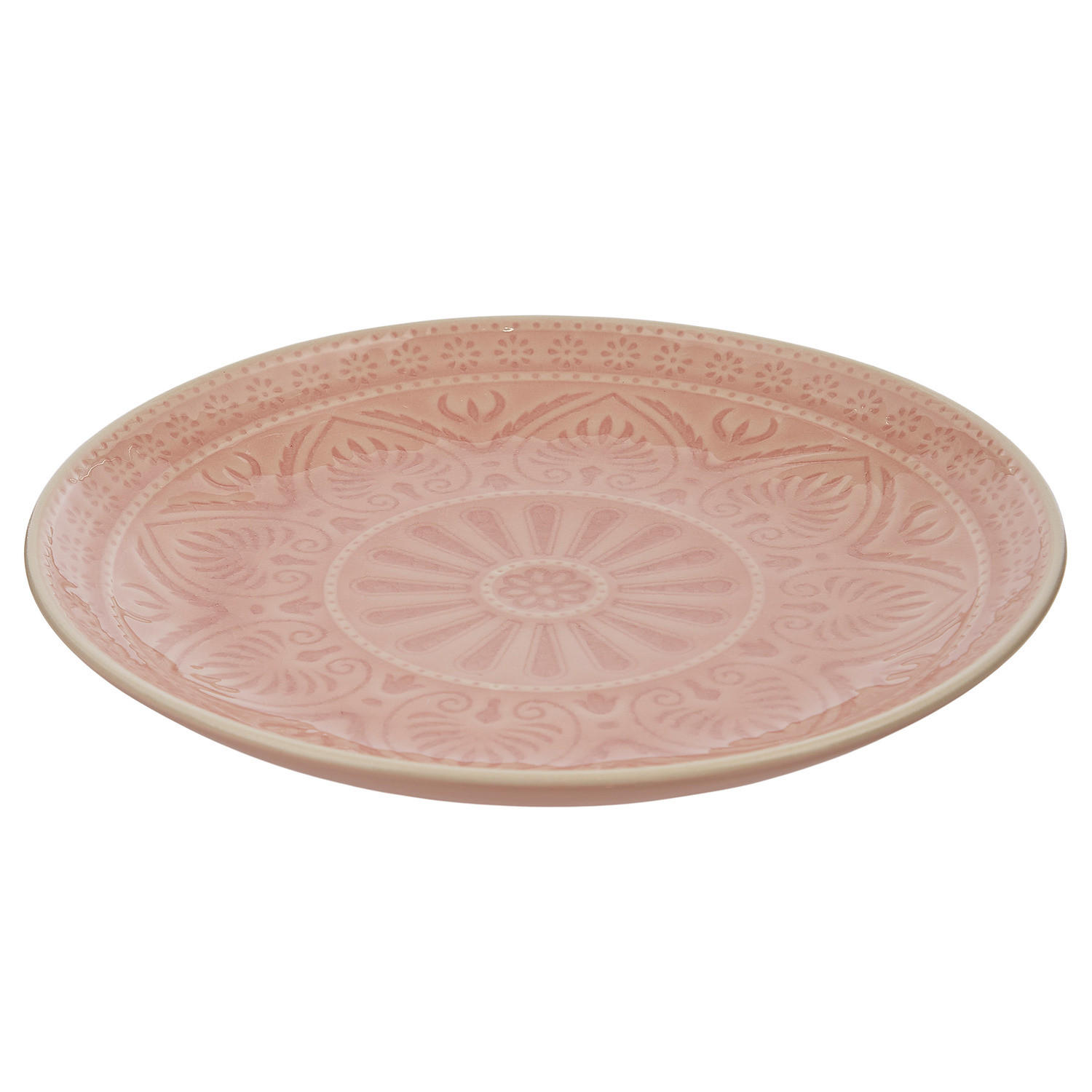 TELLER (2er Set) Sumatra - Pink, Keramik (25/25/3cm) - BUTLERS