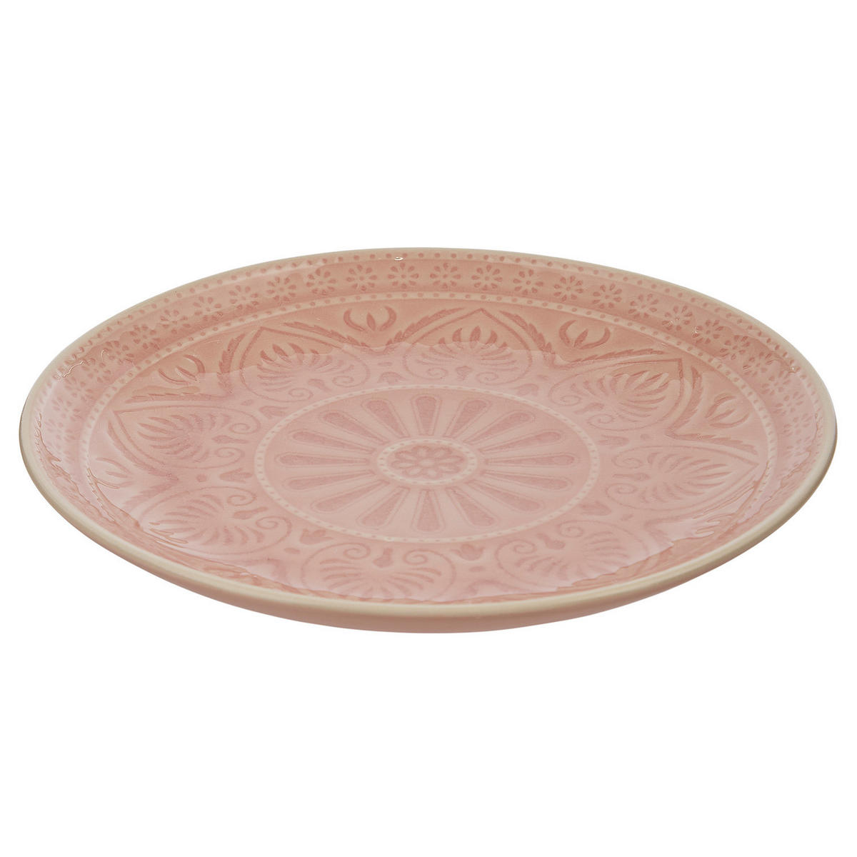 TELLER (2er Set) Sumatra - Pink, Keramik (25/25/3cm) - BUTLERS