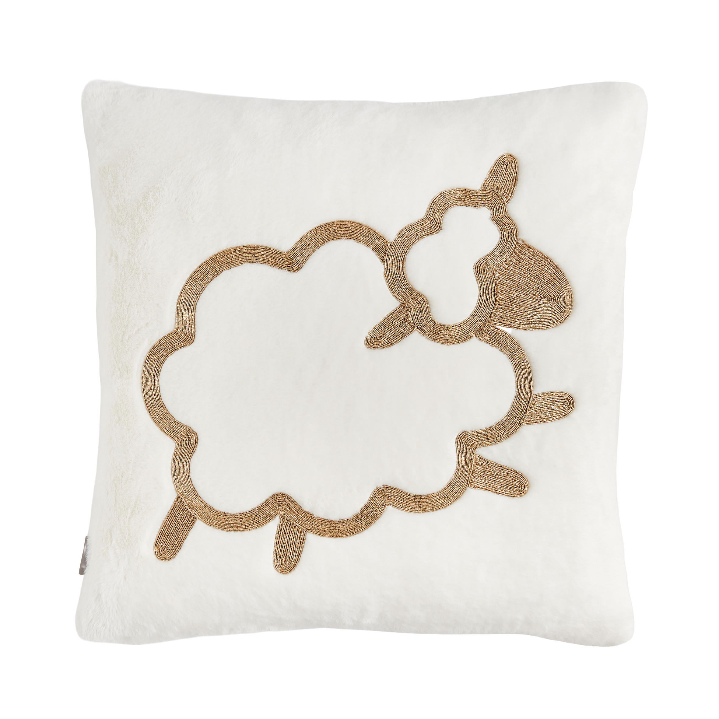 KISSENBEZUG Sheepster - Weiß, Textil (45/45cm) - home&you