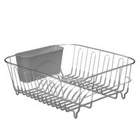 ABTROPFGESTELL Retrocolors, Metall, Kunststoff, Grau, 36 x 32 cm - Grau, Metall (32.5/13/36.5cm) - 5five Simply Smart