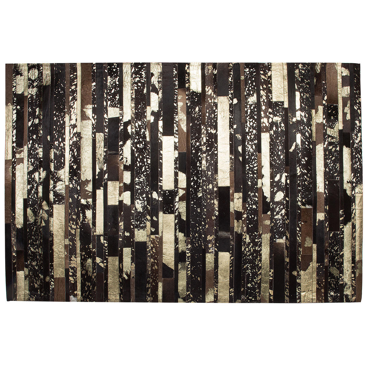 KURZFLOR-TEPPICH Artvin 230/160 cm - Braun, Fell (160/230cm) - Beliani