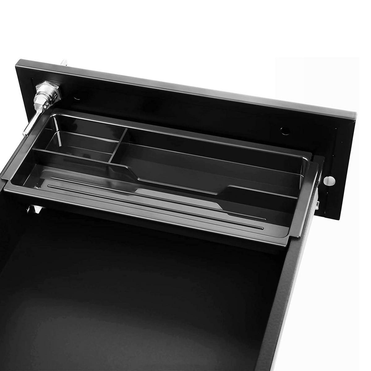 ROLLCONTAINER - Schwarz, Metall (45/60/30cm) - Hansiro