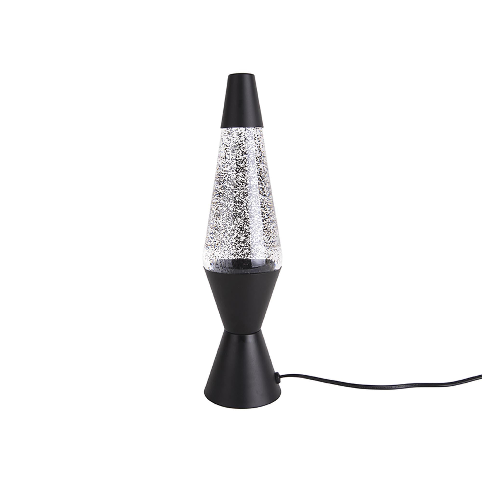 TISCHLAMPE Glitter 10/10/37 cm - Schwarz, Metall (10/10/37cm) - Leitmotiv
