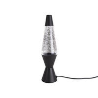 TISCHLAMPE Glitter 10/10/37 cm - Schwarz, Metall (10/10/37cm) - Leitmotiv