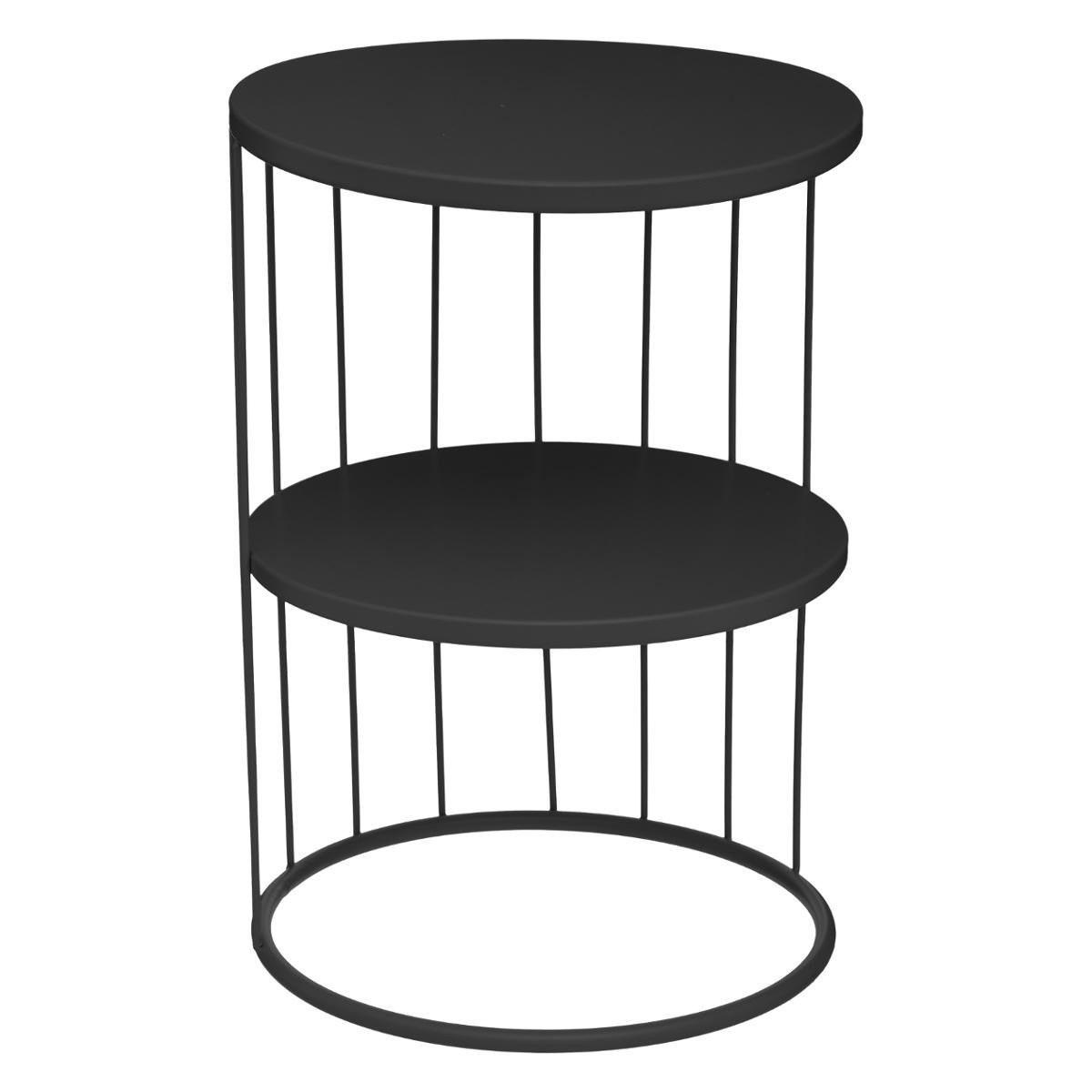 Atmosphera Createur d´interieur Beistelltisch Schwarz 36x52x36 cm