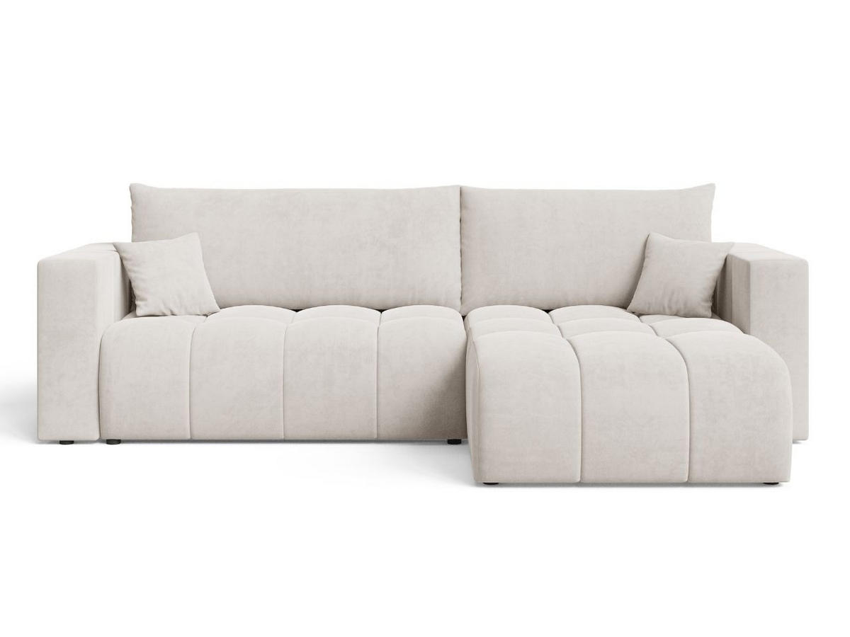 ECKSOFA Neva Ecru - Ecru, Holz/Textil (280/170cm) - Graingold