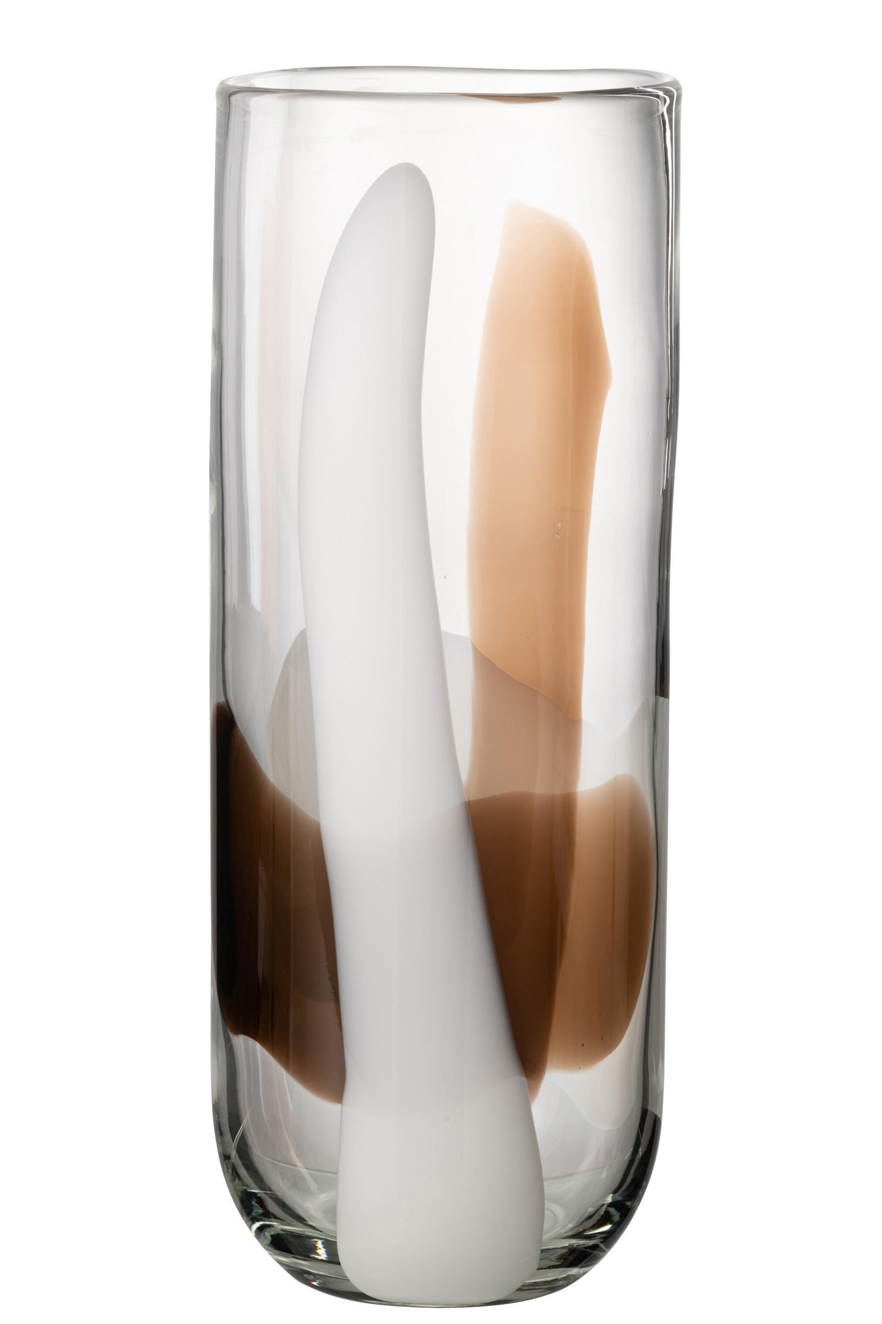 VASE IGGY - Glas - Multi - L - Ø 14 cm - Multicolor, Glas (14/37cm) - J-Line