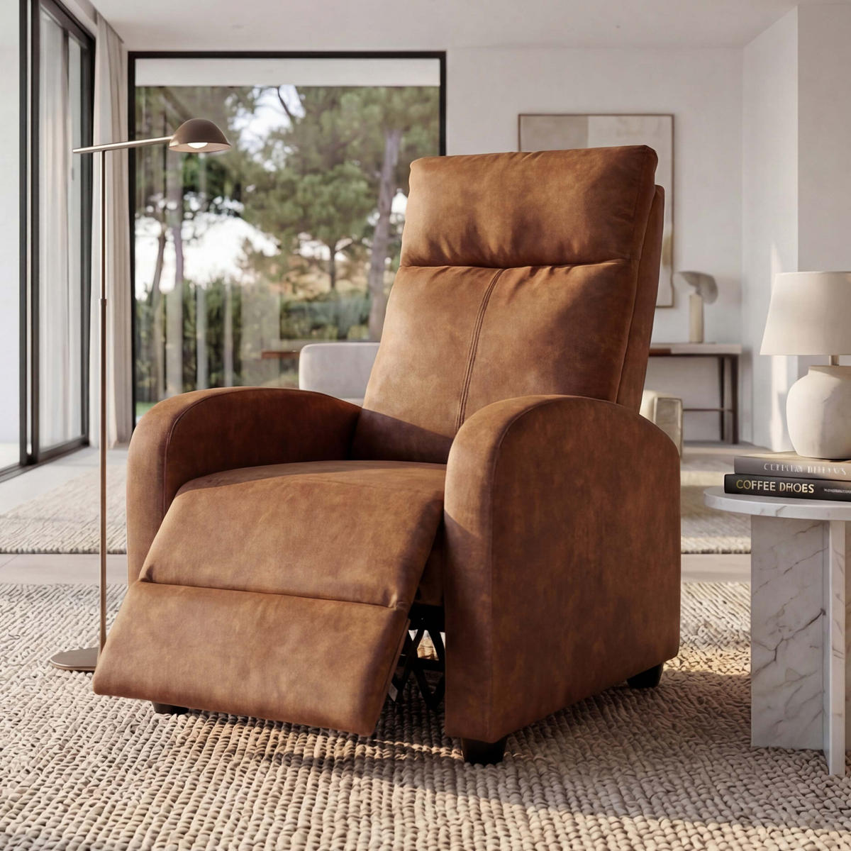 RELAXSESSEL Braun - Braun, Textil (67/102/90cm) - MCW