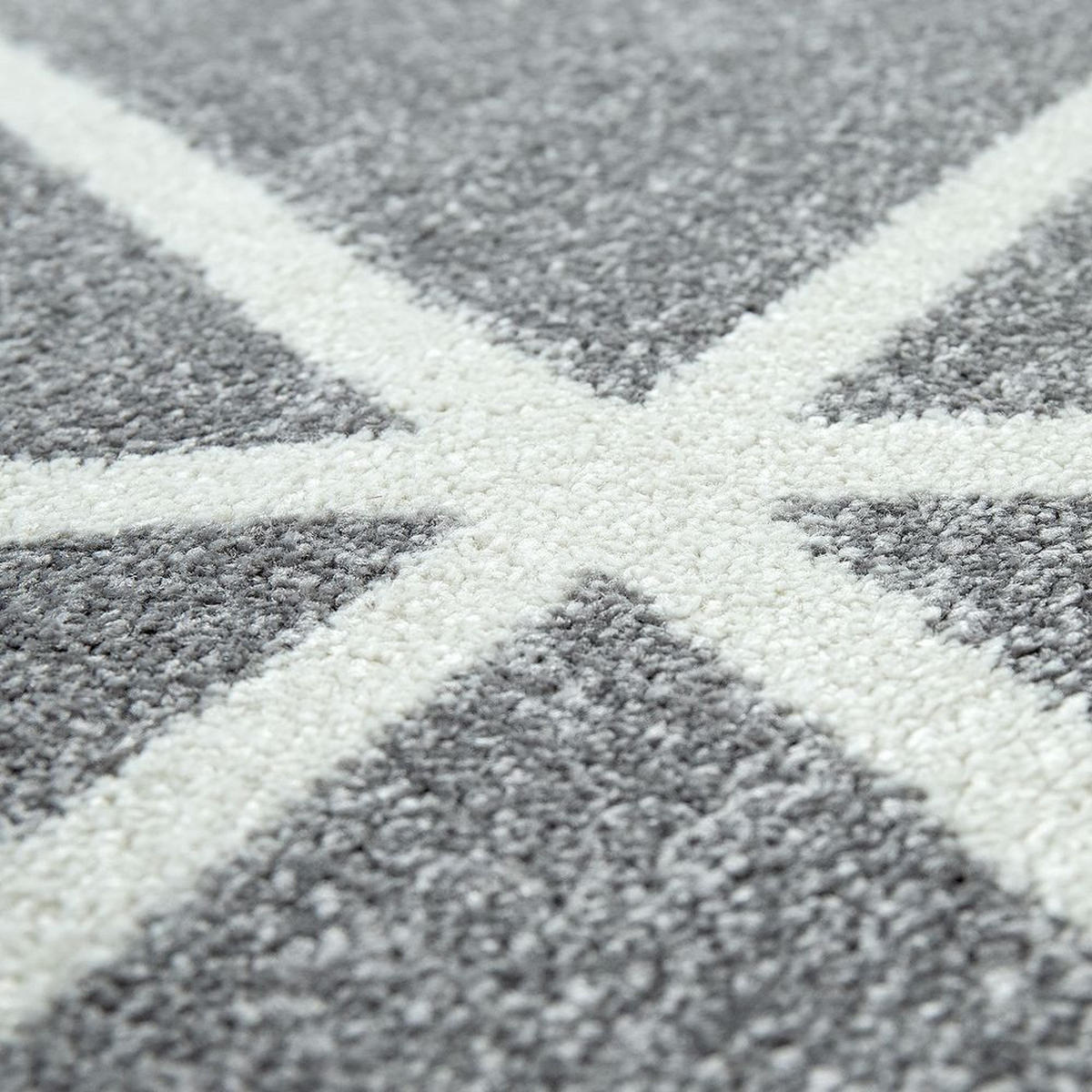 KURZFLORTEPPICH 60/100 cm Stella 401 - Grau, Textil (60/100cm) - Paco Home