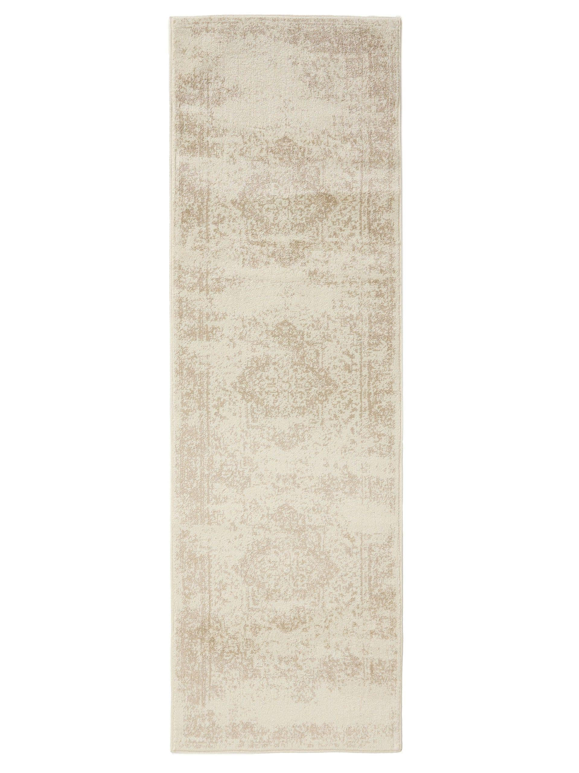 VINTAGE-LÄUFER Suki 80/240 cm - Beige/Creme, Kunststoff (80/240cm) - benuta