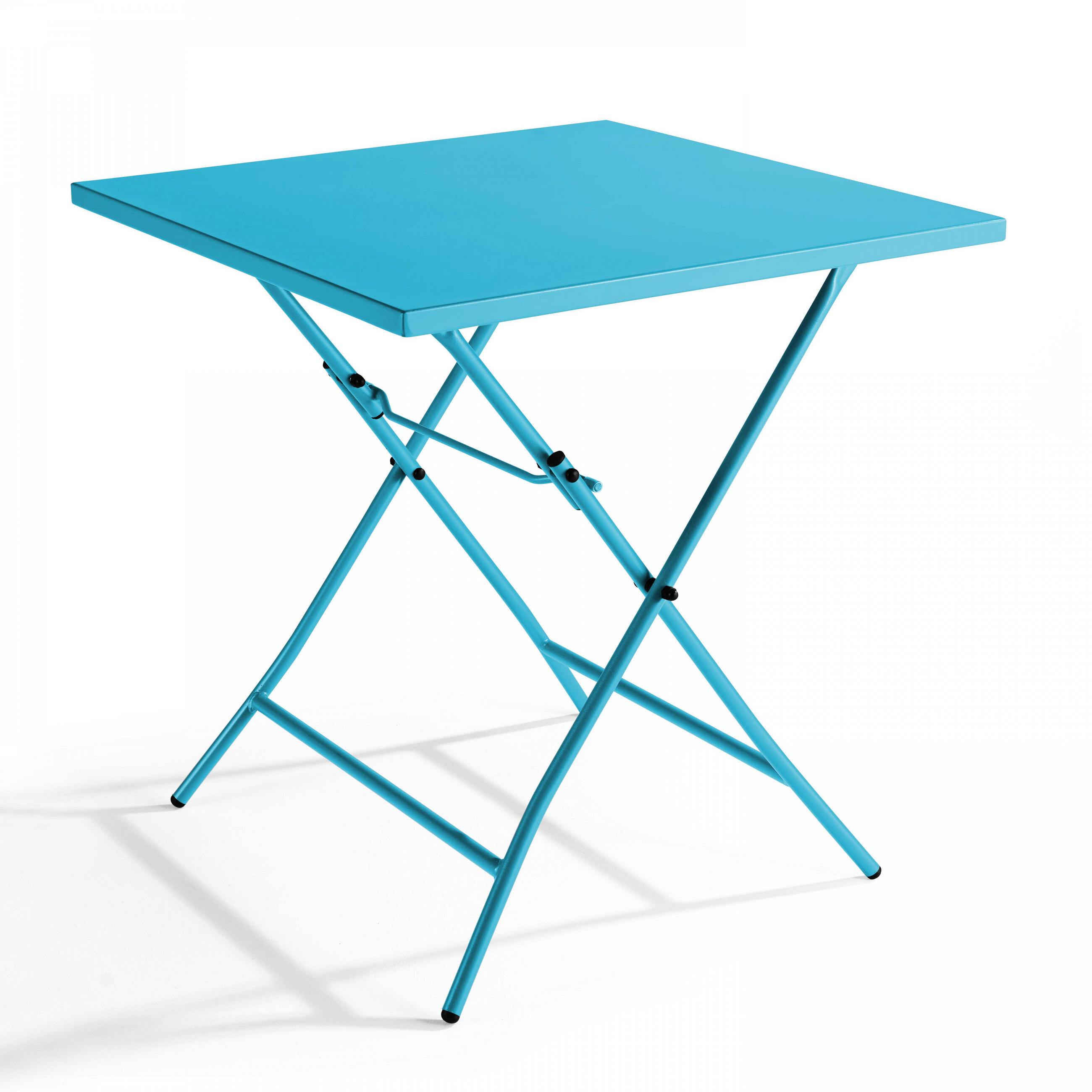 Oviala Gartentisch Hellblau 70x72x70 cm