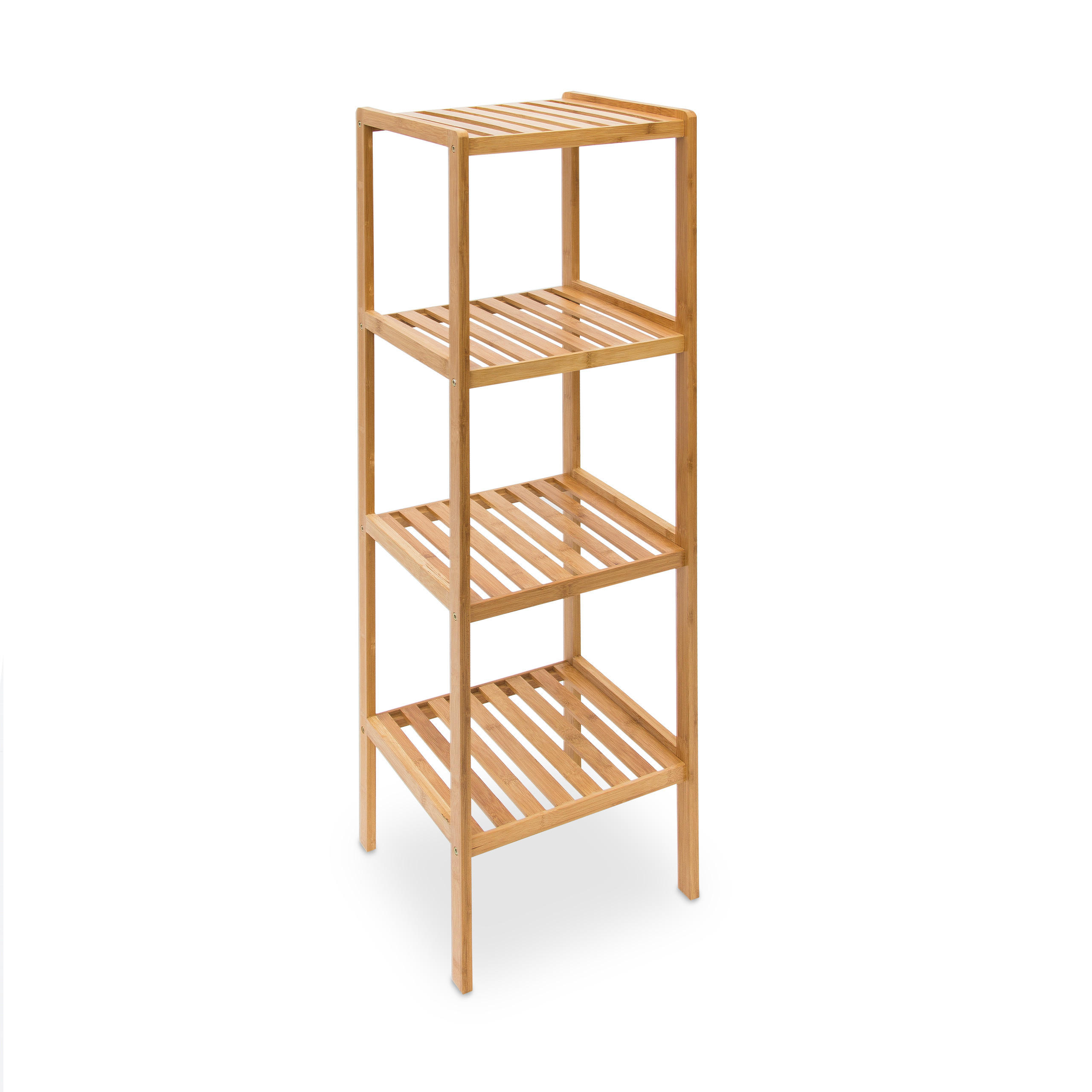 BADREGAL - Hellbraun, Holz (33/110/34cm) - Relaxdays