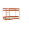 ETAGENBETT Diego 160x80 teak - Braun, Holzwerkstoff (80/160cm)