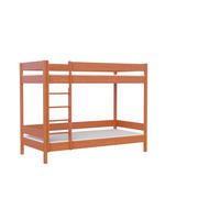 ETAGENBETT Diego 160x80 teak - Braun, Holzwerkstoff (80/160cm)