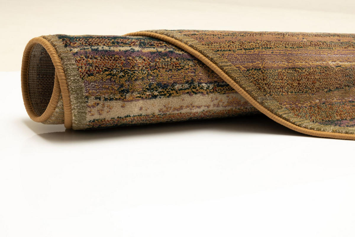 WEBTEPPICH Gabiro 729 155x155 cm - Beige, Textil (155/155cm) - THEKO