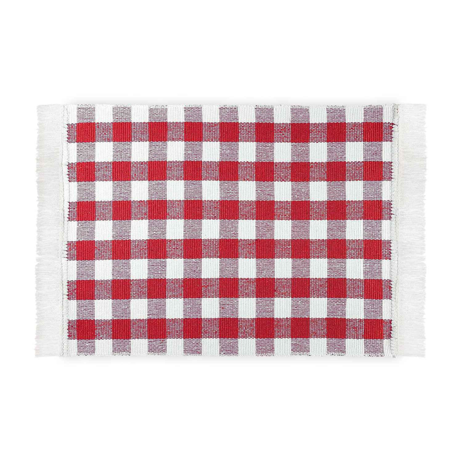 KÜCHENTEPPICH MATRIX - Rot, Textil (50/75cm) - WohnDirect