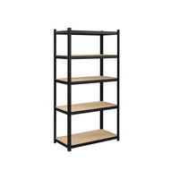 STANDREGAL - Schwarz, Metall (100/200/50cm) - Hansiro