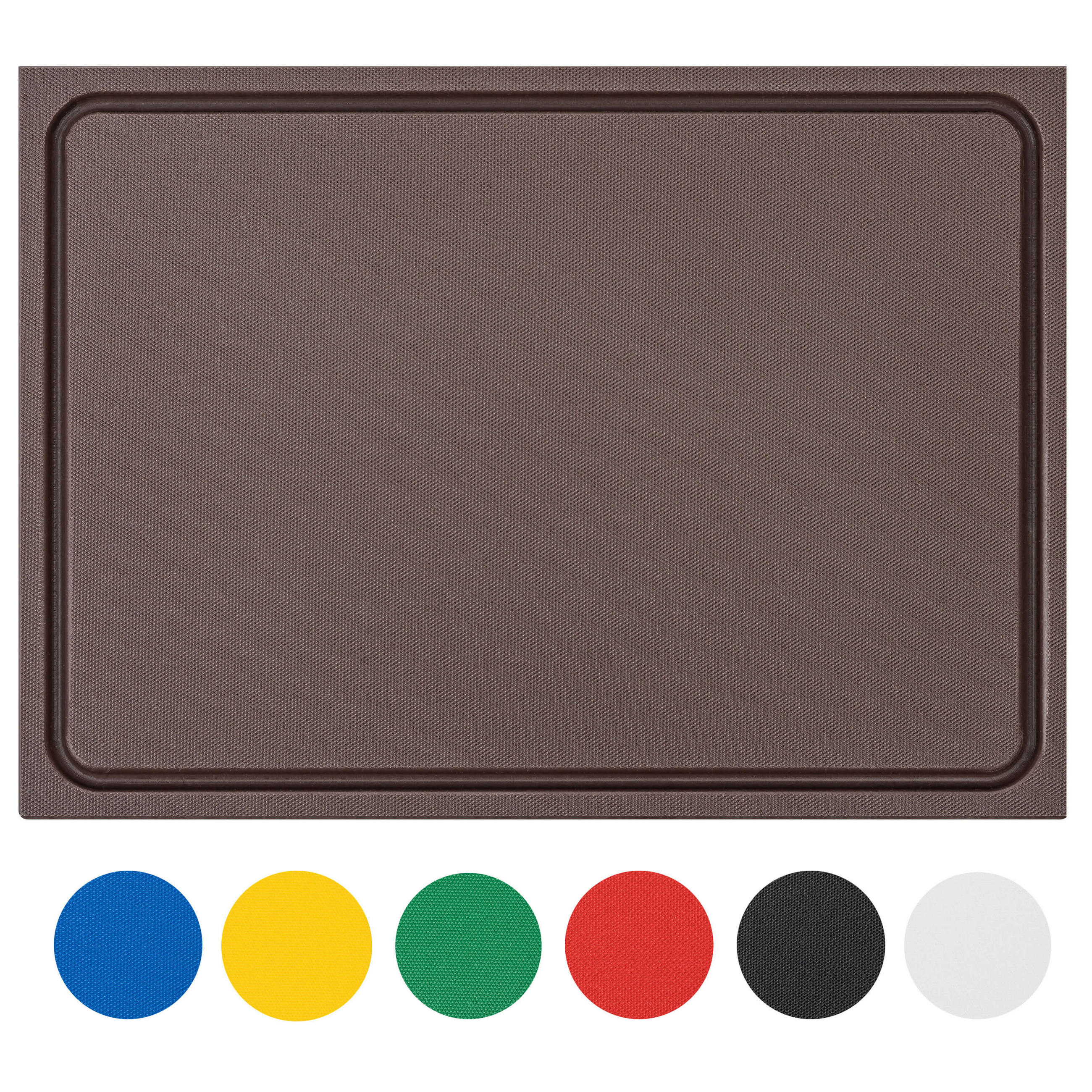 SCHNEIDEBRETT HDPE500 35x25x2 cm - Braun, Kunststoff (25/35cm) - Muvell
