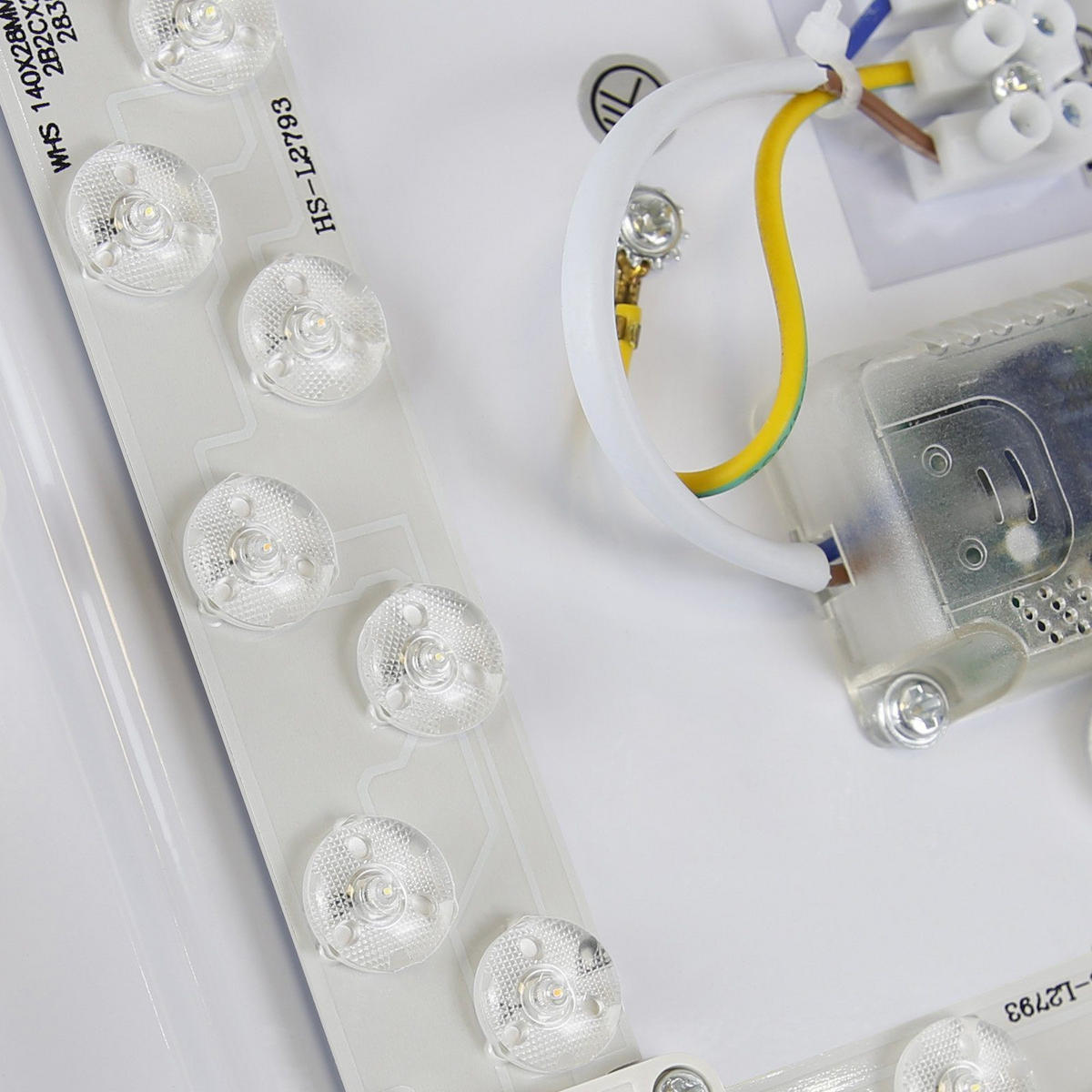 LED-DECKENLEUCHTE Jonas 30/30/7 cm - Weiß, Kunststoff (30/30/7cm) - Nettlife