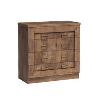 KOMMODE TADEUSZ T-1 - Dunkelbraun, Holzwerkstoff (90/90/44cm) - Meblini