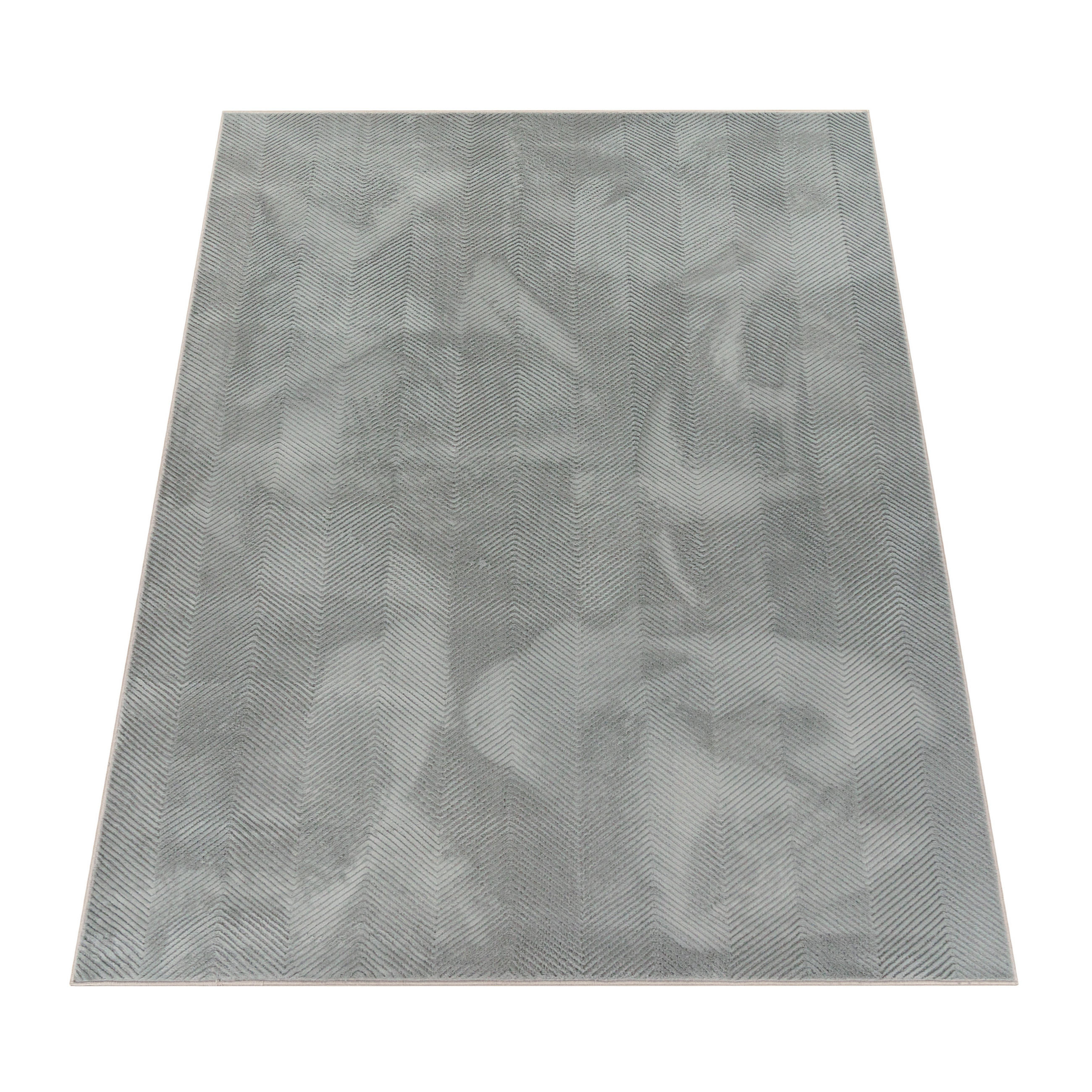 KURZFLORTEPPICH 80/150 cm Haarlem 941 - Grau, Textil (80/150cm) - Paco Home